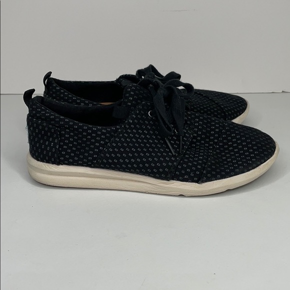 TOMS Women's Del‎ Rey Sneakers black sz 8 - Picture 4 of 8